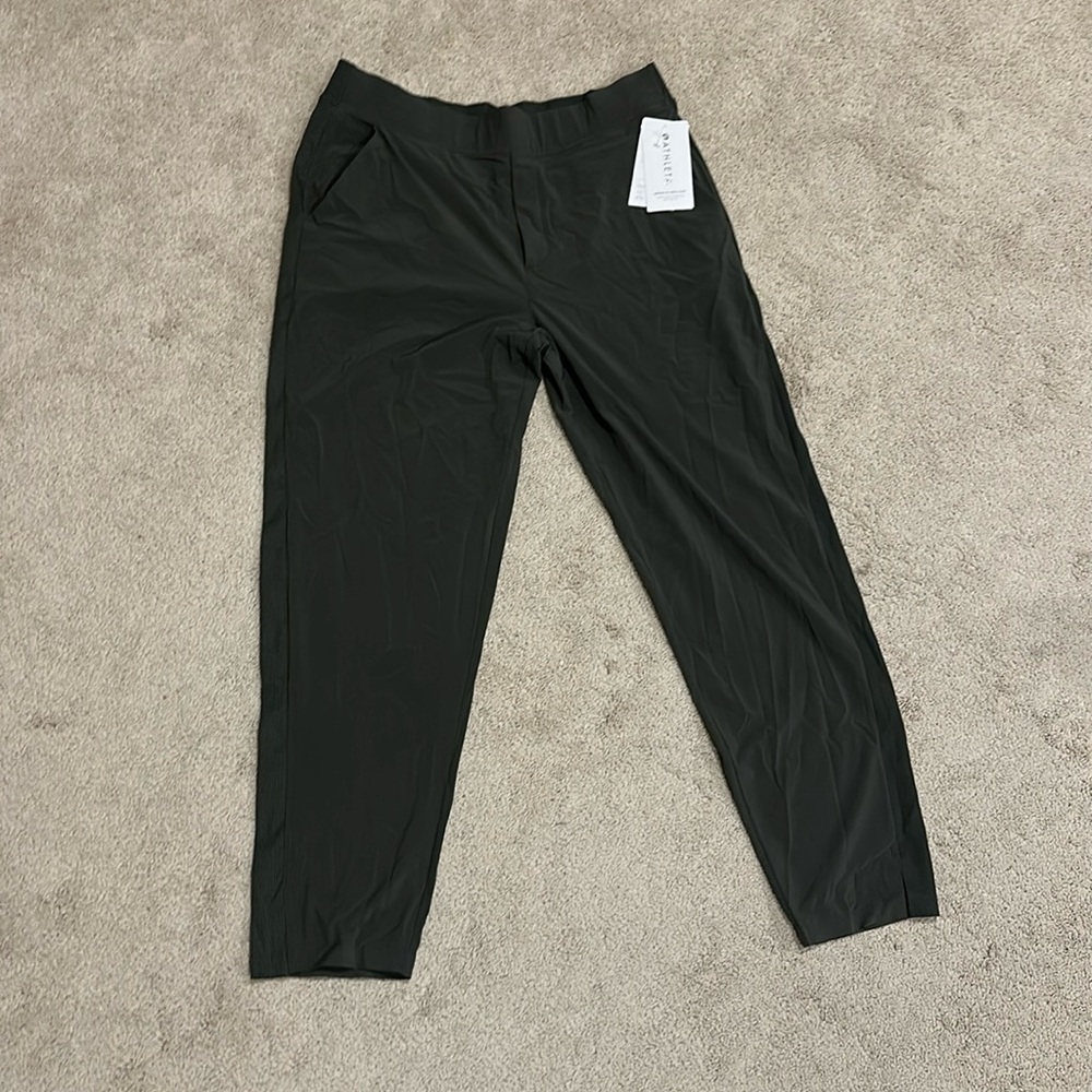 TALL Athleta Olive Green Brooklyn Ankle Pants - Size 16
